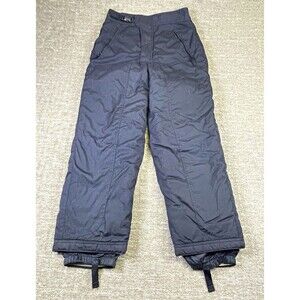 Extreme Limit Youth 14/16 Black Insulated Ski Pants Nylon Zip Winter